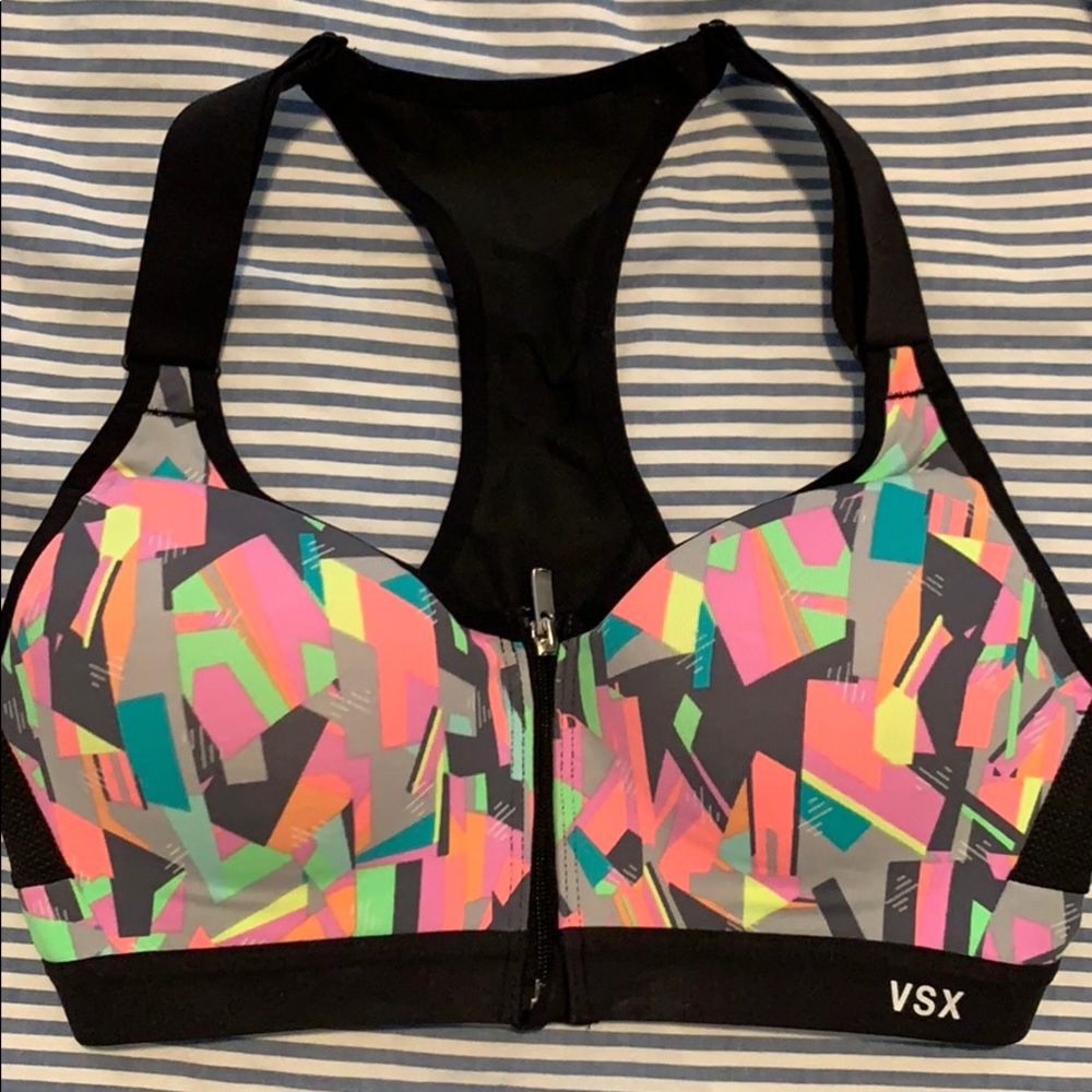 Victoria Secret Zipper Front Sports Bra